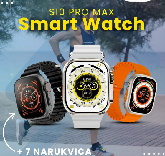 SmartWatch S10 Pro Max + 7 narukvica