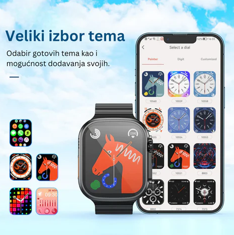 SmartWatch S10 Pro Max + 7 narukvica