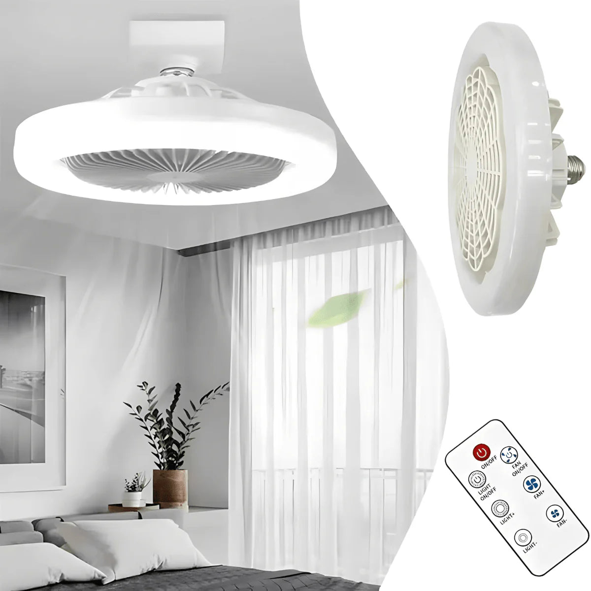 Luster Ventilator sa LED Svetlom