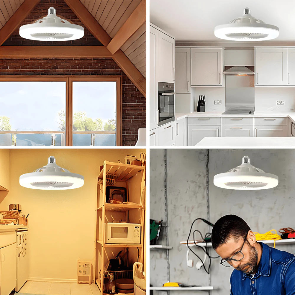 Luster Ventilator sa LED Svetlom